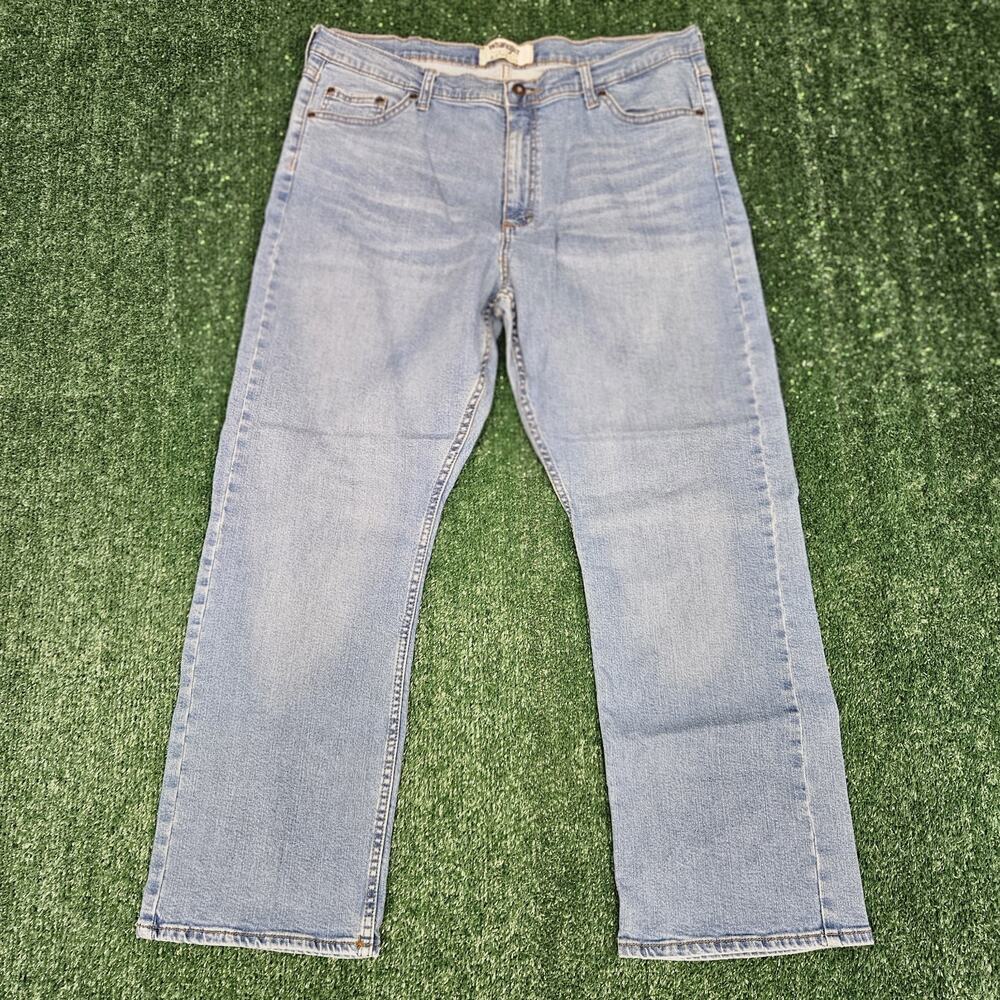 Wrangler Authentics Jeans Blue Classic Denim Cotton Mens Size 38x30